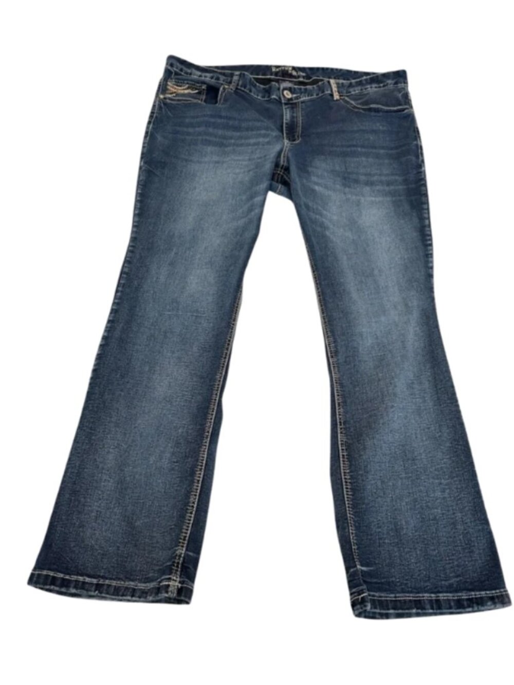 Rhythm In Blues High Rise Boot Cut Jeans Plus 24